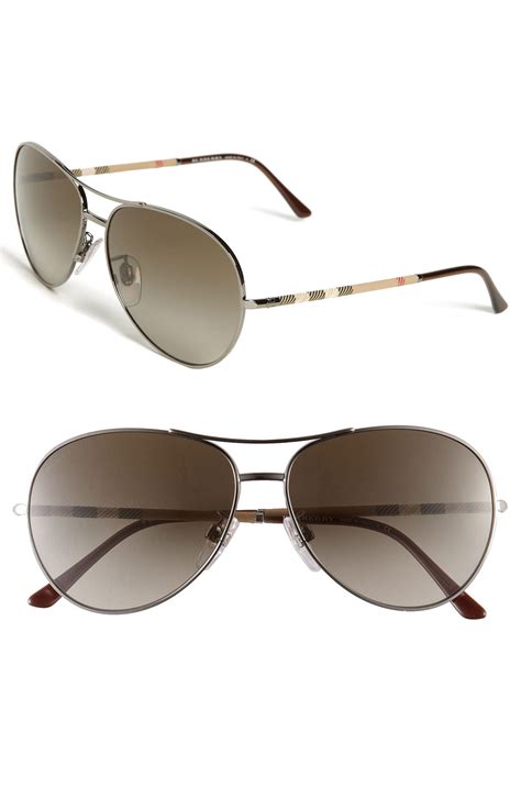 aviator burberry sunglasses